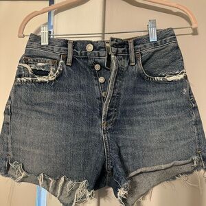 Agolde Denim Distressed Women's Shorts